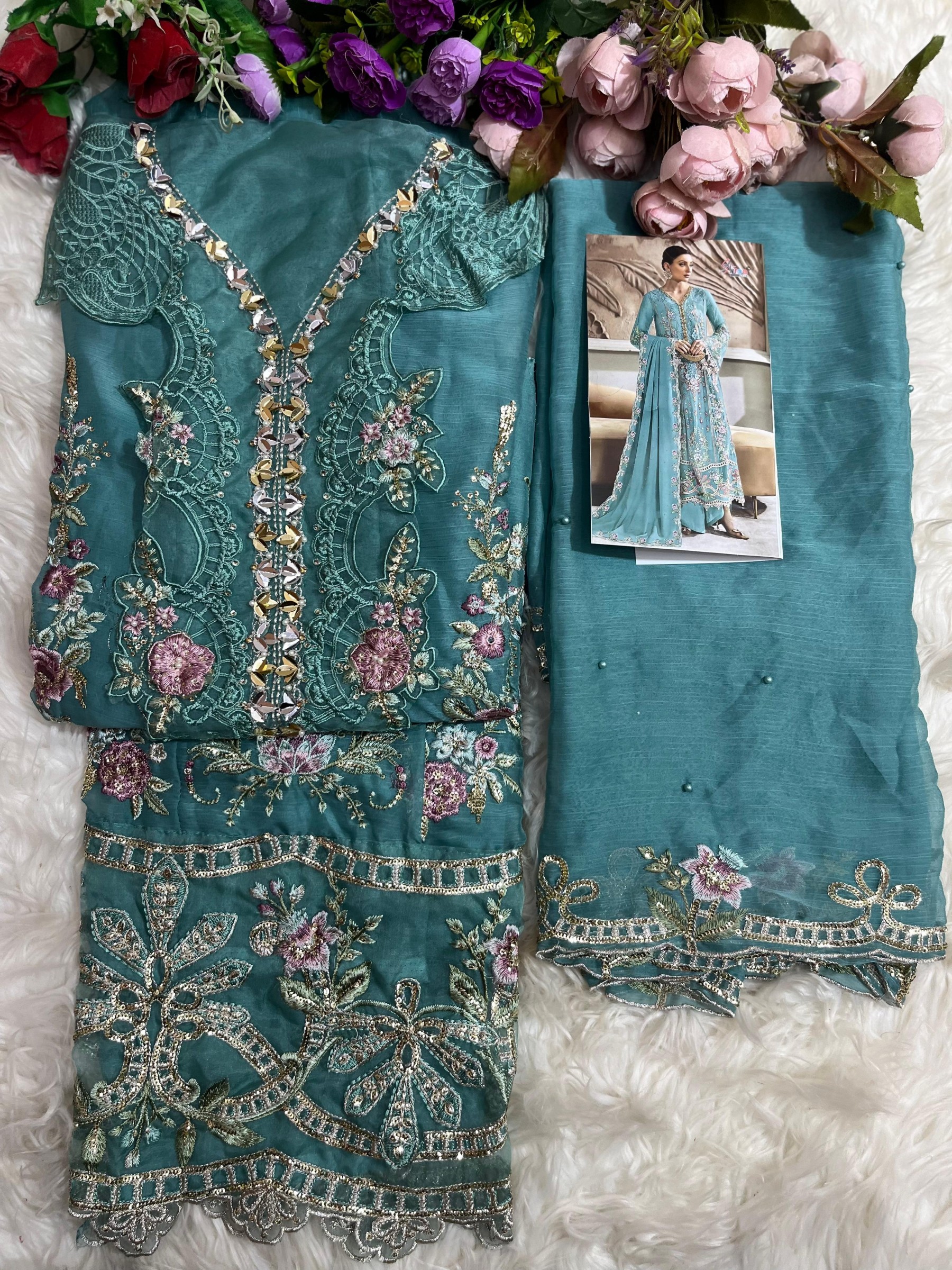 SHREE FABS 5538 PAKISTANI EID FESTIVAL SALWAR KAMEEZ