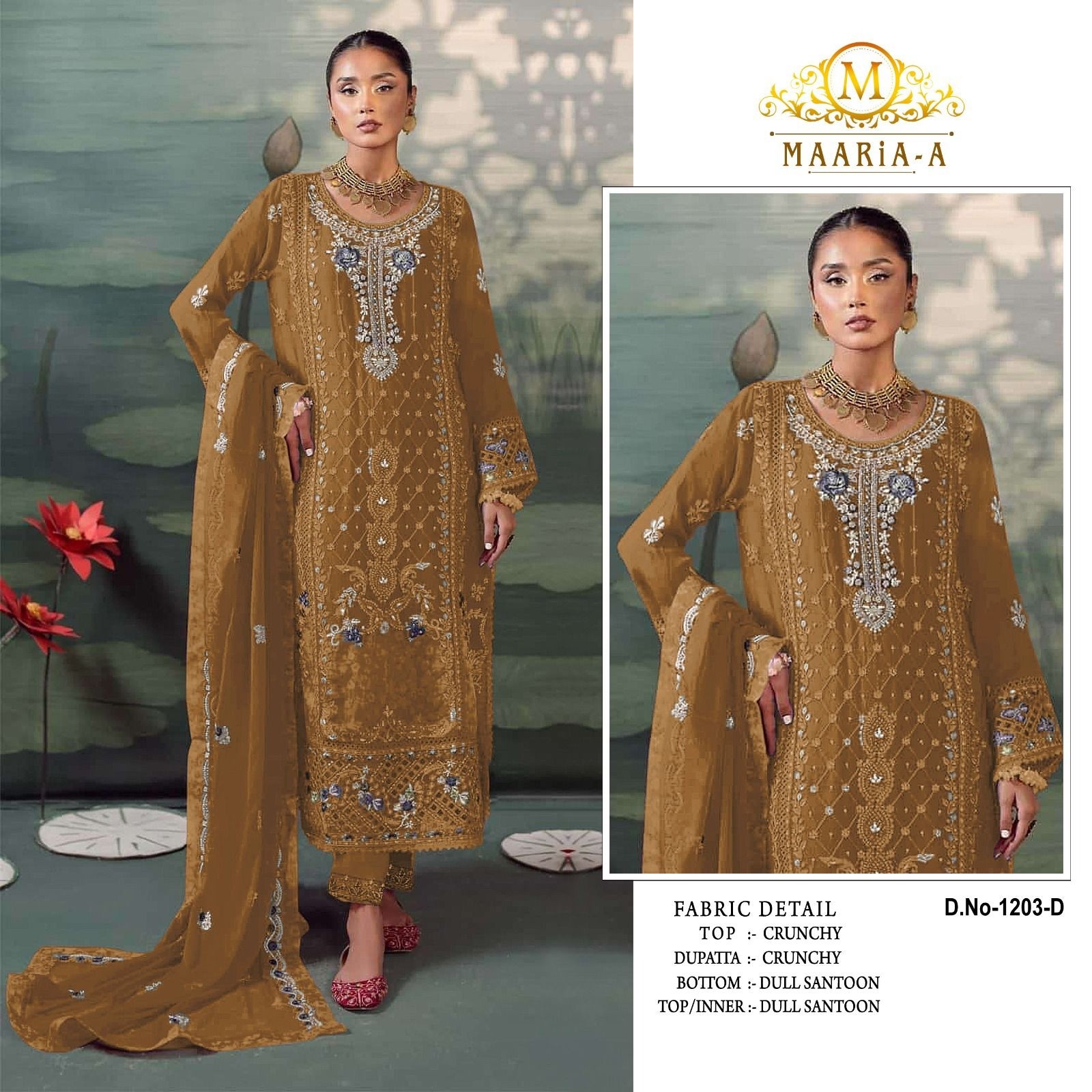 MARIA-A 1203 PAKISTANI TRANDIG SLWAR KAMEEZ