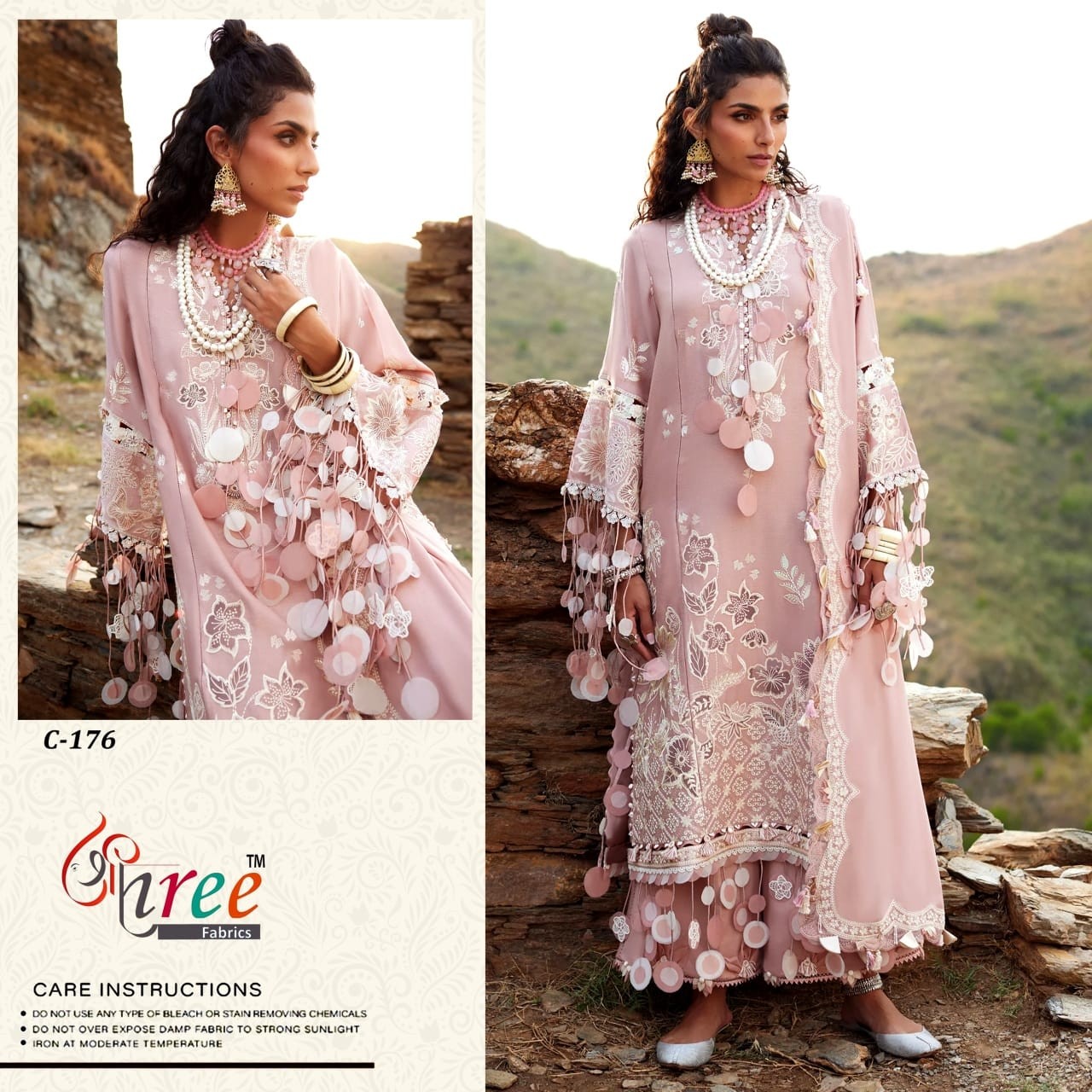 SHREE FEBRIC C 176 NEW TRANDING PAKISTANI SUPRE HIT CONCEPT