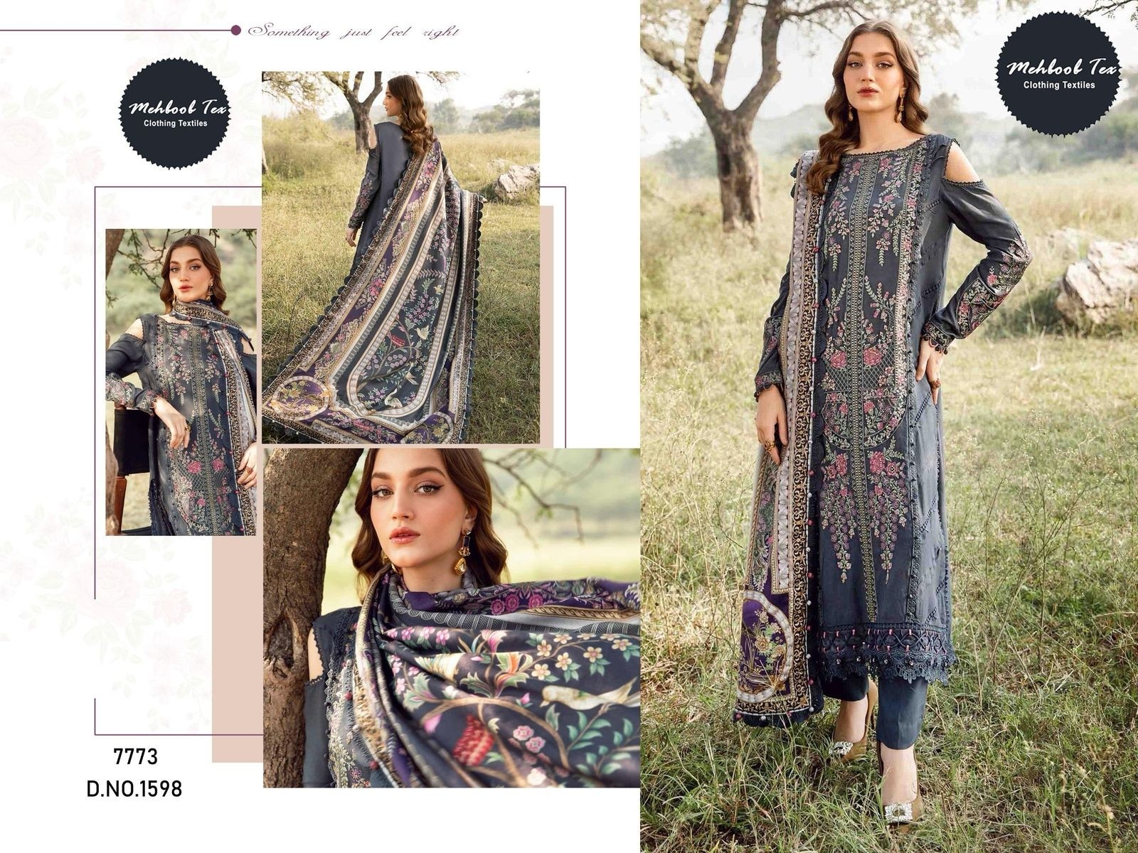   MEHBOOB TEX 1598 PAKISTANI LAWN COTTON SALWAR SUIT