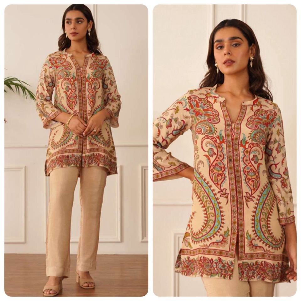 DHK 1356 TRADITIONAL COLLECTION WITH DIGITAL PRINTED CO-ORDS SET