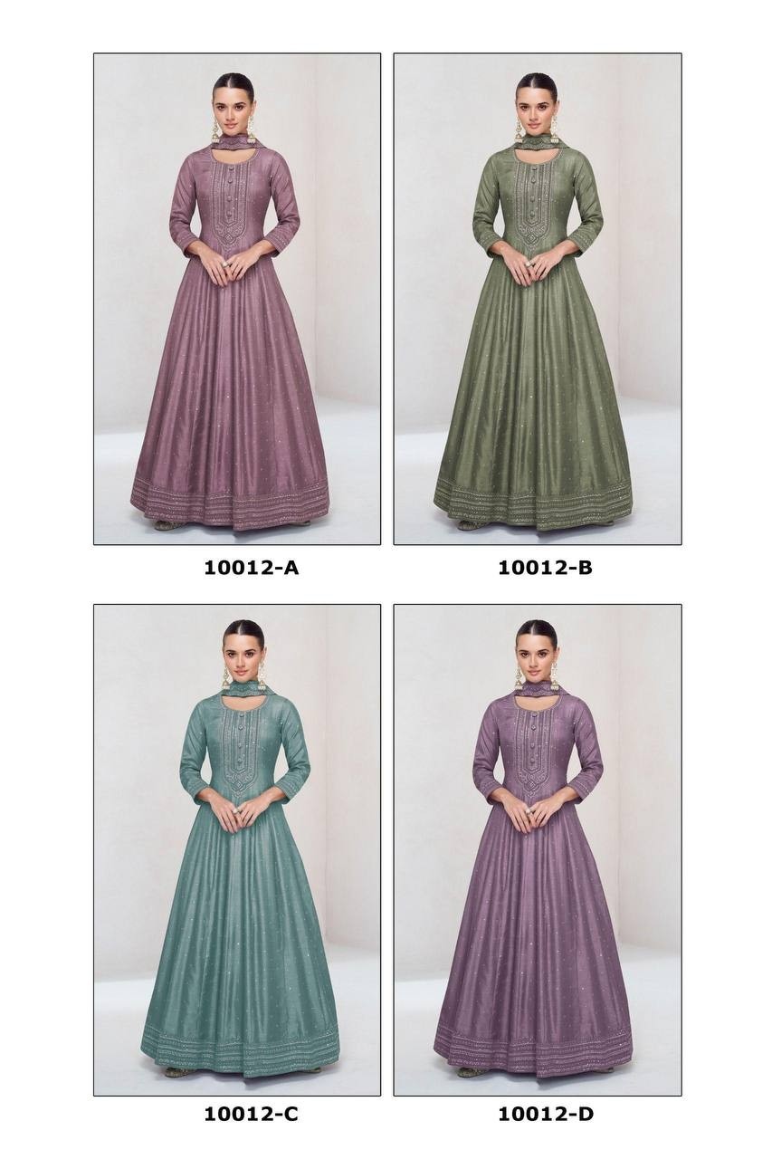 AASHIRWAD 10012 STYLISH PARTY WEAR LONG GOWN ONLINE 