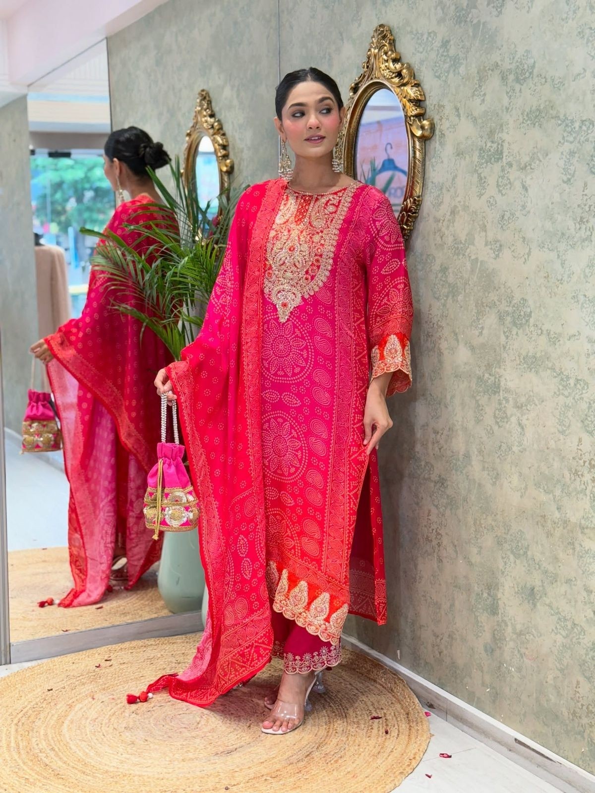 SRK 5292 BADHANI STYLE KURATI SET