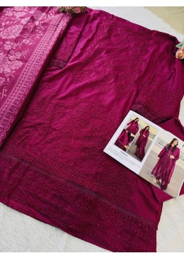 JOHRA TEX JT 174 PAKISTANI SUMMER COLLETION CAMBRIC COTTON WITH HEAVY EMBROIDERY WORK SALWAR KAMEEZ 