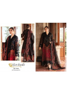 ALZOHAIB AZ-1144 PAKISTANI COTTON PRINT SUIT 