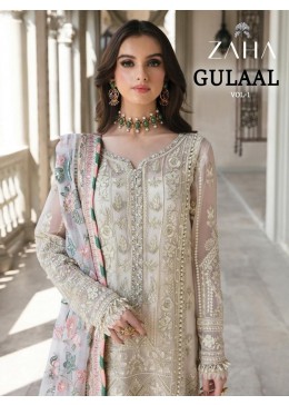 ZAHA GULAAL-VOL-1 10145 PAKISTANI GEORGTTE SALWAR SUIT