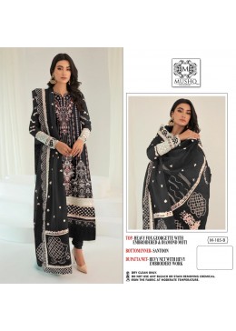 MUSHQ M-185 PAKISTANI FANCY EMBROIDERY SALWAR SUIT