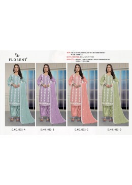 FLORENT 1032 ABCD PAKISTANI DESIGNER SALWAR SUIT