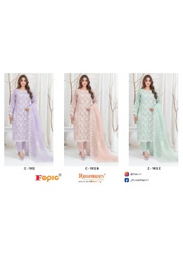 FEPIC ROSEMEEN 1912 PAKISTANI EMBRPIDERY SUIT