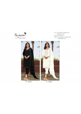 SERINE S 364 PAKISTANI HEAVY FOX GEORGTTE SALWAR SUIT