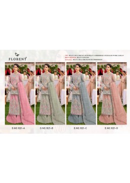 FLORENT 1021 PAKISTANI DESIGNER PARTY WEAR SUIT