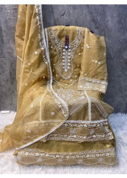 HOOR TEX OR 68 PAKISTANI HEAVY ORGANZA SALWAR SUIT