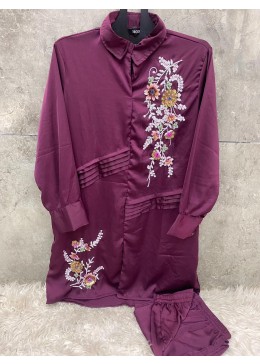 HOOR TEX HF 40 READY MADE PAKISTANI CORD SET SUIT