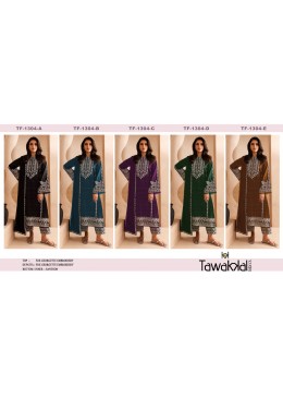 TAWAKKAL1304 PAKISTANI DESIGNER HEAVY EMBROIDERY SALWAR SUIT