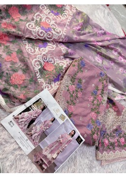 ZIAAZ DESIGNS 773 EMBROIDERY SEMI STICHAD PAKISTANI SALWAR KAMEEZ