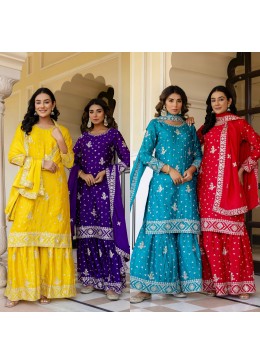 NEW DESIGNER PARTY WEAR TOP AND PALZZO SALWAR SUIT 