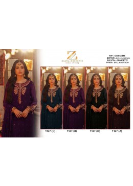 ZIYA DESIGN 1127 PAKISTANI FOX GEORGTTE SALWAR SUIT