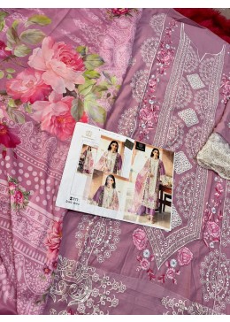 ZIAAZ DESIGNS 894 PAKISTANI HEAVY EMBROIDERY PARTY WEAR SALWAR SUIT