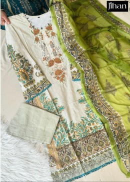 JIHAN 3803 PURE COTTON PAKISTANI PRINTED SALWAR SUIT 