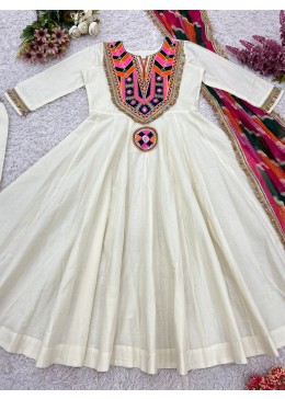 DD 1003 NAVRATRI SPARKAL GOWN WITH EMBROIDERY WORK 