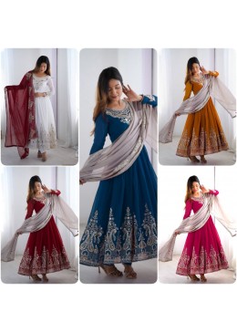 ZF 5008 DESIGNER ANARKALI GOWN SET