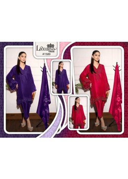 LAXURIA TRANDZ 1589 PAKISTANI READYMADE SUITS WHOLESALES 