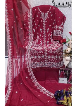 AL LAAM 191 PAKISTANI EMBROIDERY SALWAR KAMEEZ