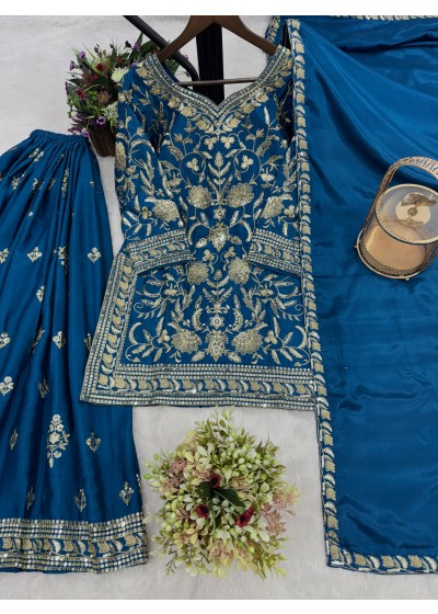  HK 1709 DESIGNER FESTIVAL PLAZZO SUITS 