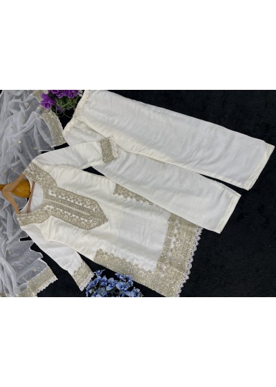 YD-030 READY MADE PAKISTANI CHANDERI COTTON SALWAR SUIT