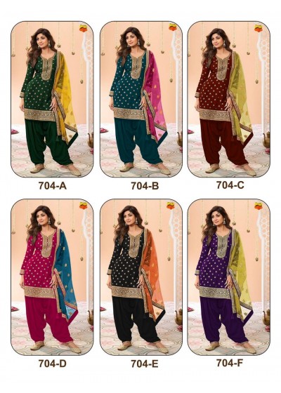 SITARAH 704 NEW PRESENTING PANJABI PATIYALA SALWAR SUIT