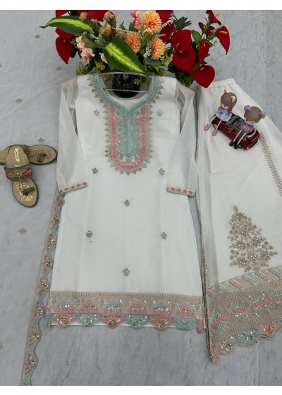 PF 031 NEW DESIGNER TOP AND PALZZO WITH DUPATTA SET