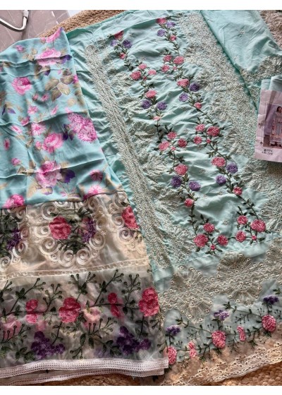 ZIAAZ DESIGN 773 PAKISTANI DESIGNER EMBROIDERY WORK SALWAR SUIT
