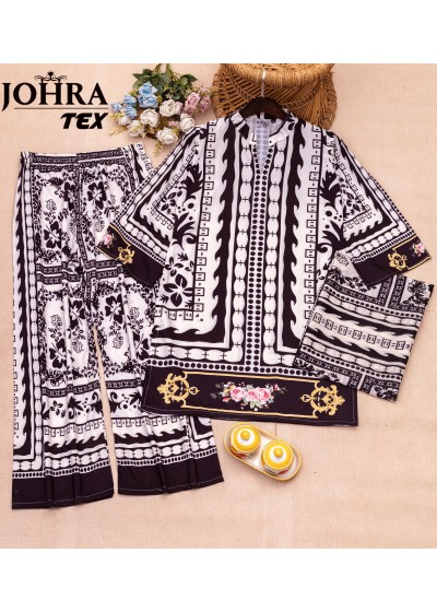 JOHRA TEX JT 180 PAKISTANI PRINTED CORD SET