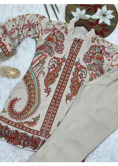 DHK 1356 TRADITIONAL COLLECTION WITH DIGITAL PRINTED CO-ORDS SET