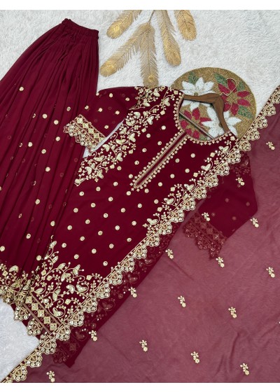 HK 1713 NEW TRADING PLAZZO SALWAR SUITS ONLINE 