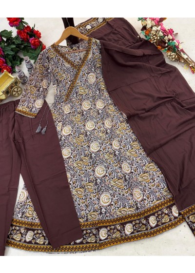 NEW STYLISH ANARKALI KURATI SET