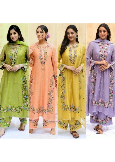 NSR 862READYMADE PARTY WEAR FOX GEORGETTE SUITS ONLINE 