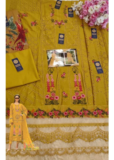 ZAINAB FASHION ZF 1224 PAKISTANI CAMBRIC COTTON SUITS ONLINE 