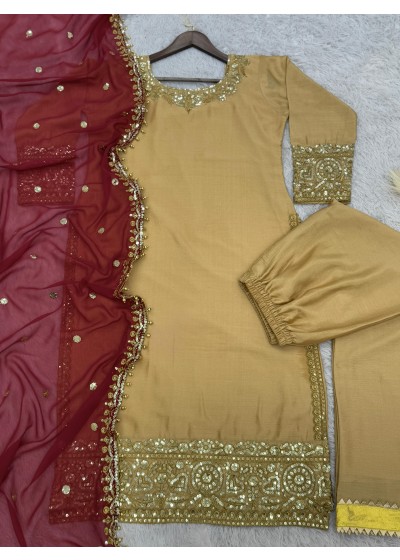 HK 1688 PAKISTANI PALAZZO SALWAR SUITS 