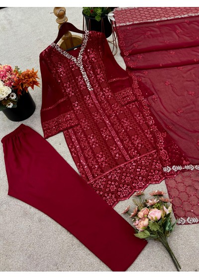  JF 001 PAKISTANI GEORGTTE SALWAR SUITS ONLINE 
