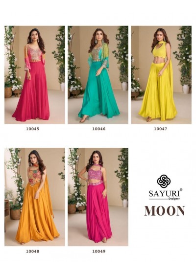 SAYURI DESIGNER MOON PARTY WEAR INDO WESTERN COLLETION