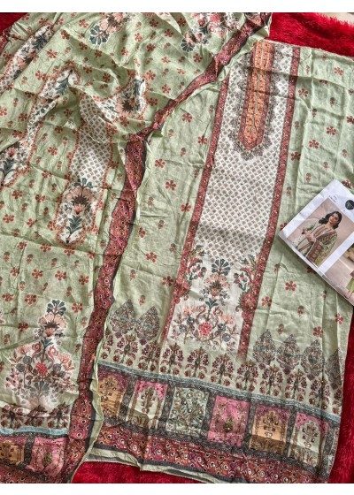 MEHBOOB TEX 1762 PAKISTANI MASLIN COTTON SUITS FOR WOMAN