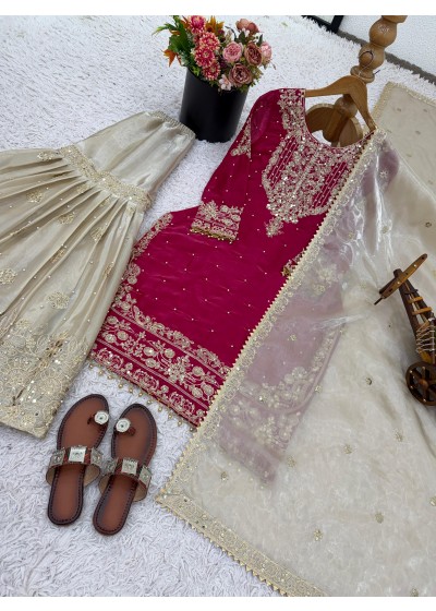 Sr-1694 Designer Party Wear Palazzo Salwar Suits For Woams's