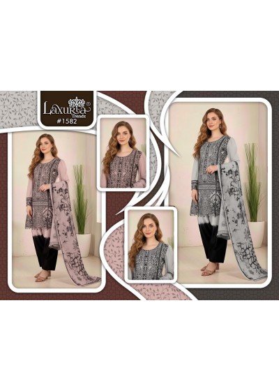  Laxuria Trendz 1582 Pakistani Embroidery Ready Made Suits