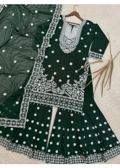 JD 631 FOX GEORGETTE PARTY WEAR PALAZZO DRESS WHOLESALE 