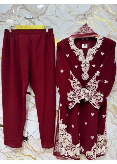 VS FASHION 13002 PAKISTANI GEORGETTE KURATI WHOLESALE