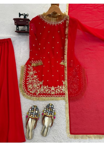  KD1568 FESTIVAL RED COLOUR SALWAR SUITS FOR WHOLESALE
