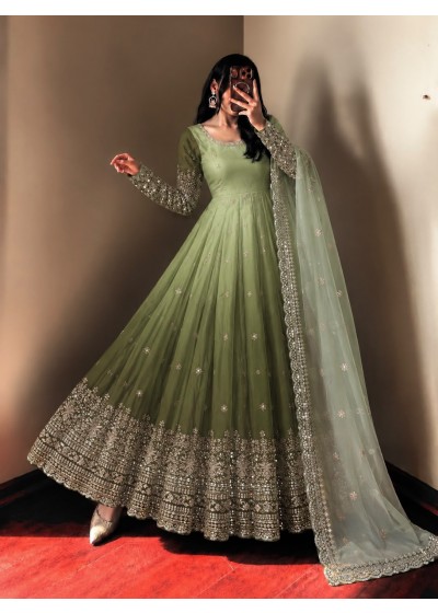SR 1725 PARTY WEAR GOWN MANUFACTURERS 